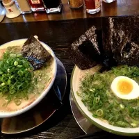 Snapdishの料理写真:大砲 天神店  ネギのりラーメン|モモタローさん