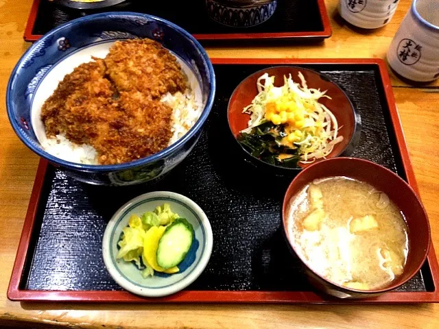 Snapdishの料理写真:ソースカツ丼@そば処大村|jikoさん