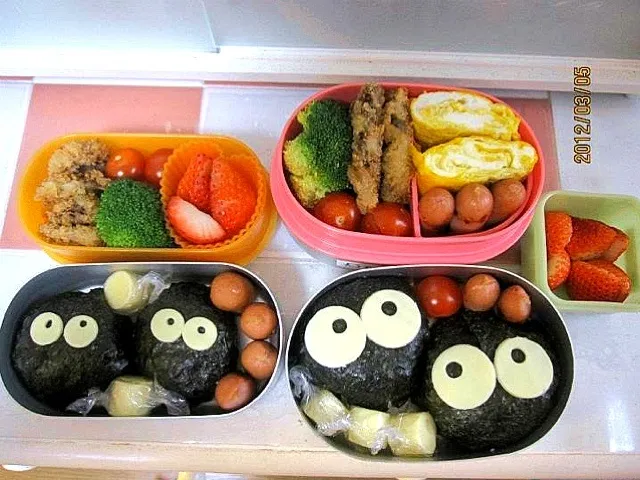 真っ黒クロスケ弁当|SPC2012さん