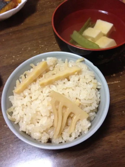 たけのこご飯|たまははさん