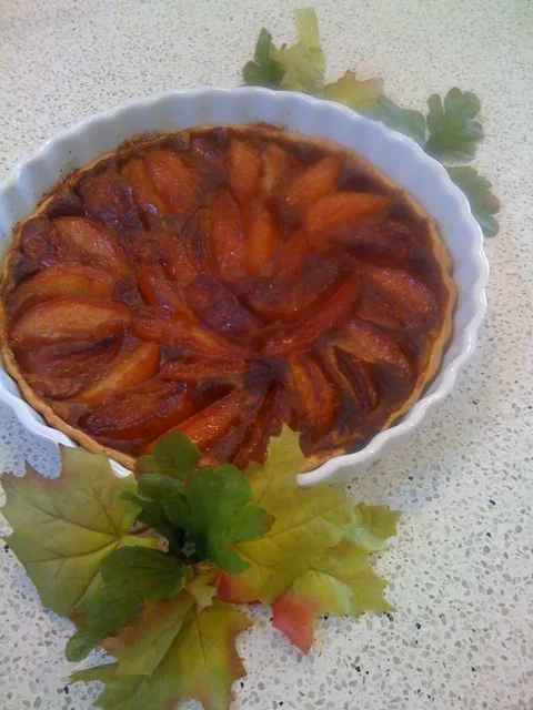 caramelized pear tart|pam merleさん