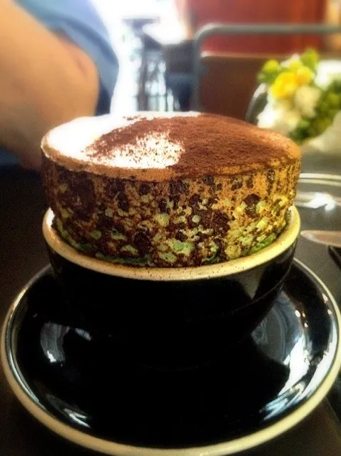 chocolate pistachio souffle|willzさん