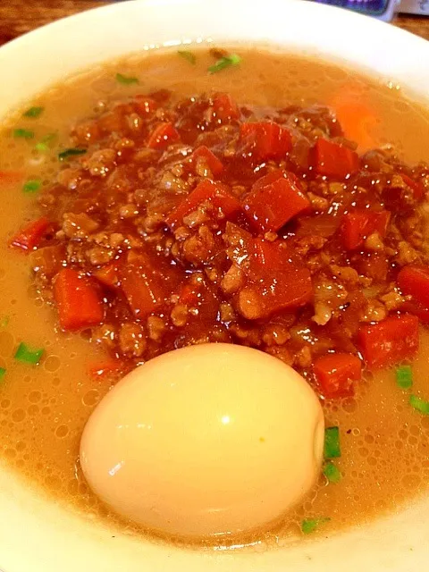 肉あんタンメン（麺半分）＋ 味玉  #ランチ #麺|Takashi H.さん