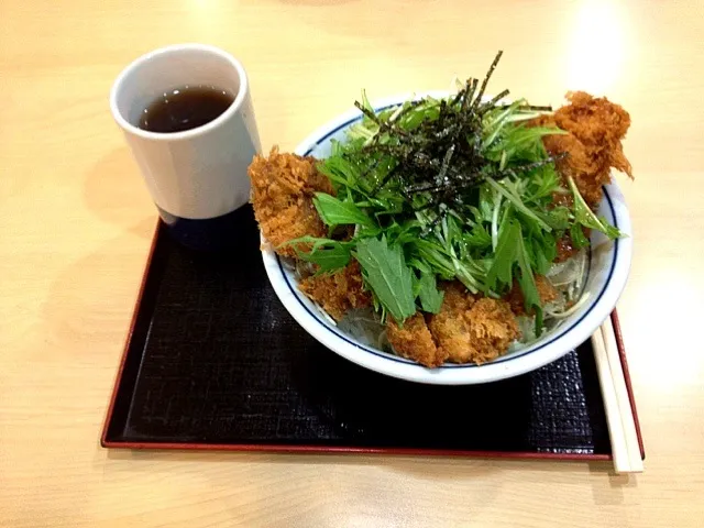 塩だれチキンかつ丼|みきさん