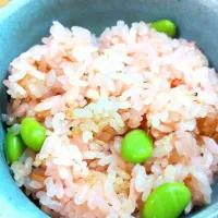 桜海老と枝豆の炊き込みご飯|ちゃかさん