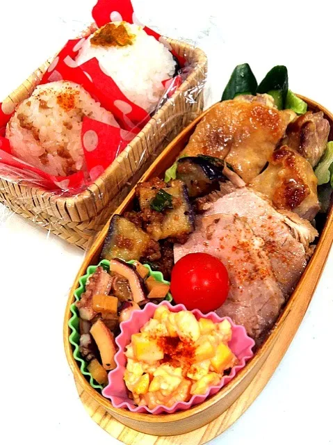 グリルチキン&おにぎり弁当|吉さん