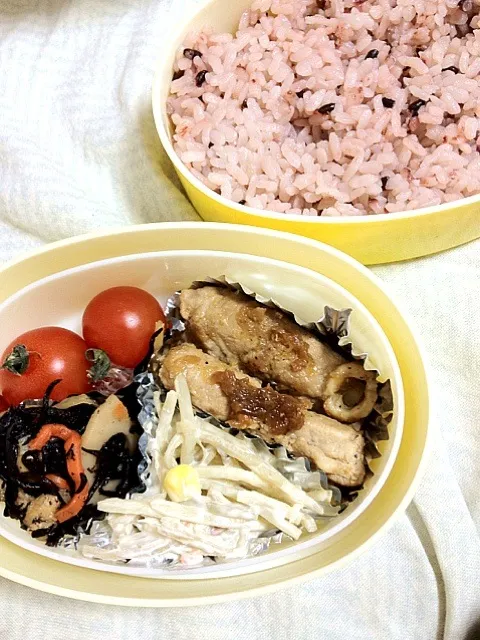 詰め詰め弁当 その1|黒蜜きなこさん