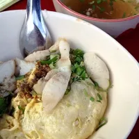 fish noodle with egg wrap|unnadaさん