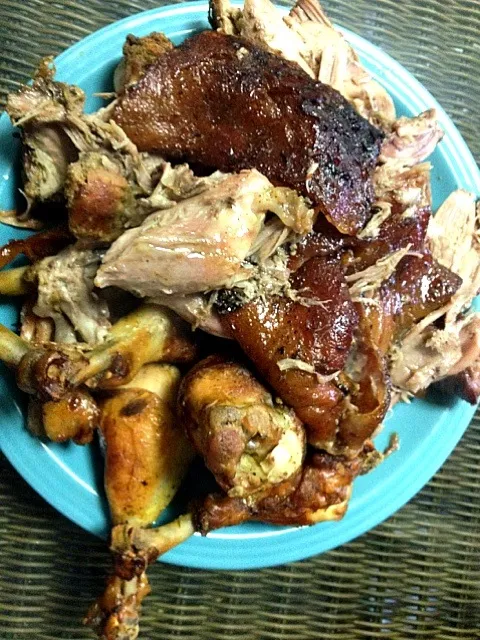 Roast pork shoulder and chicken|Gwen Hernandezさん