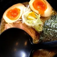 細麺魚介系スープラーメン|kmy55さん