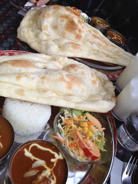 ナン＆カレーのランチ♬|あゆーしゅさん