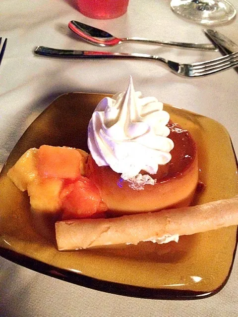 Flan with exotic fruits|Rosannaさん