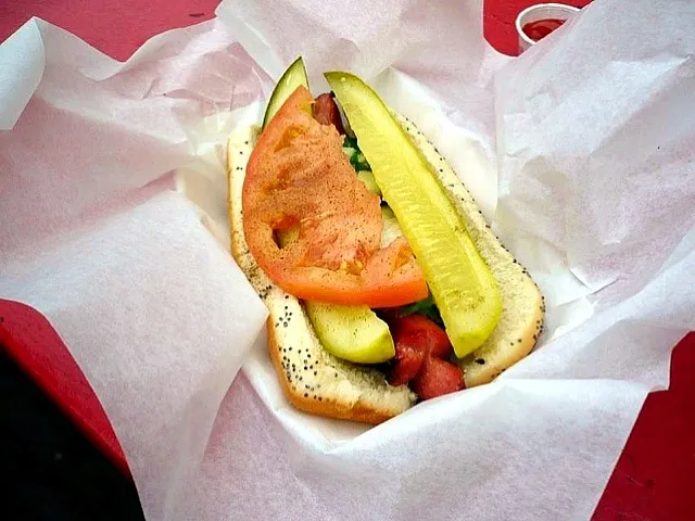 Snapdishの料理写真:Chicago dog|chan mitsuさん