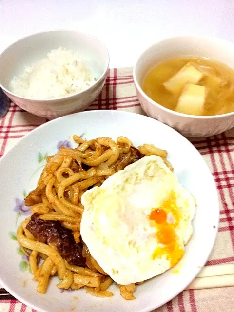 味噌焼きうどん|ちずるさん