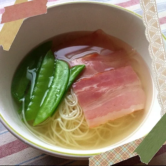 柚子胡椒塩そうめん|ちびチビ。さん