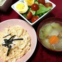 Snapdishの料理写真:たらこスパゲッティ|草野華さん