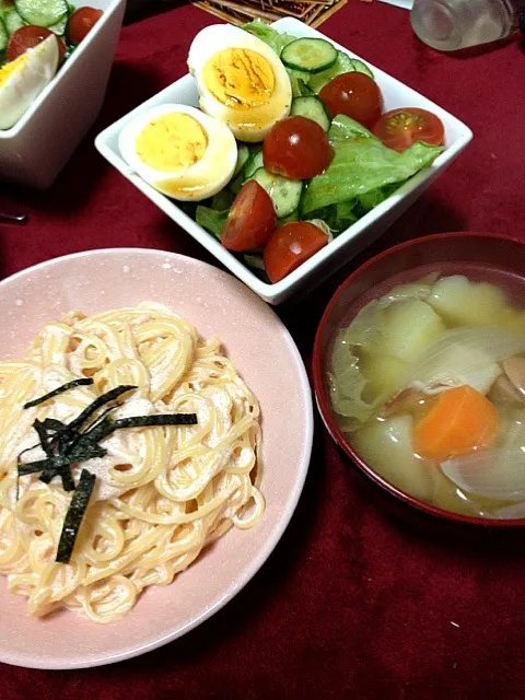 Snapdishの料理写真:たらこスパゲッティ|草野華さん