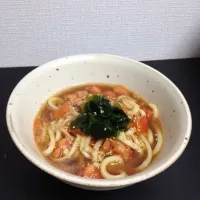 ツナトマトうどん|あいさん