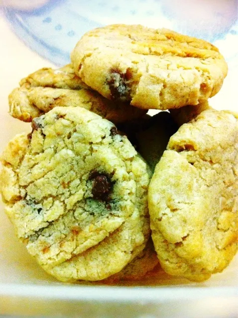 Oatmeal peanut butter choco chip cookies|caren memanさん