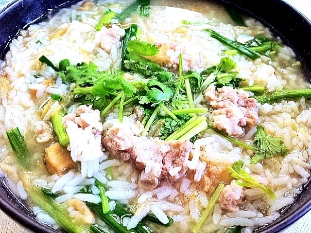 rice porridge with minced pork|OoHさん