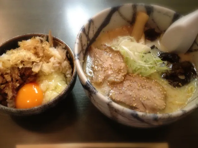 塩ラーメン  玉子かけご飯|萩原 一樹さん