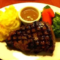 sirloin wif red wine|meiliana gojaliさん