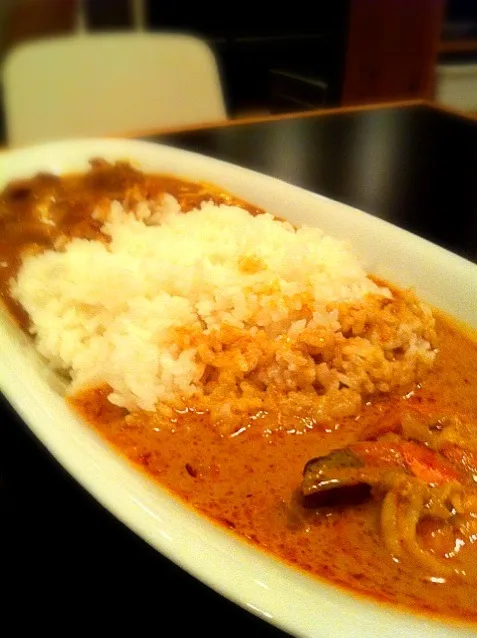 コンビネーションカレー・バターチキン＆海老のレッドタイ|北村 智さん