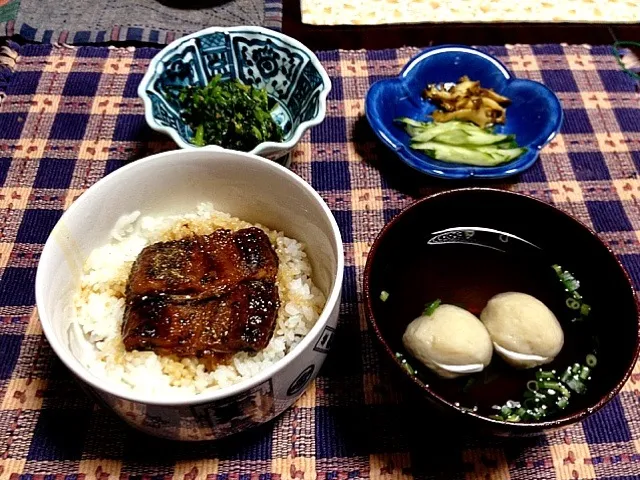 今日の晩飯 うな丼|Akihiro Sasayamaさん