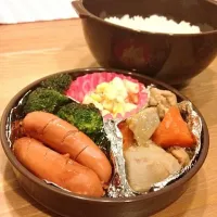 5月9日 鶏の煮物弁当|かもさん