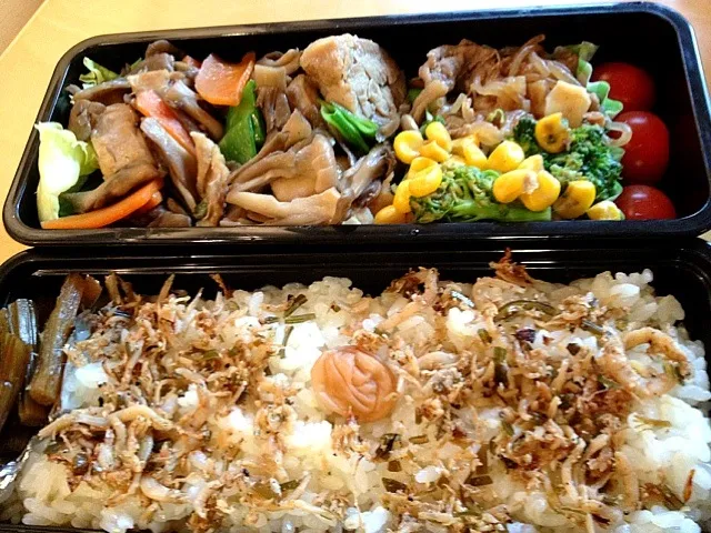 毎日の中学生弁当。今日は忘れず持って行きましたσ(^_^;)|松浦有里さん