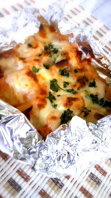 lasagna-like: made with gyoza sheet😓|mieさん