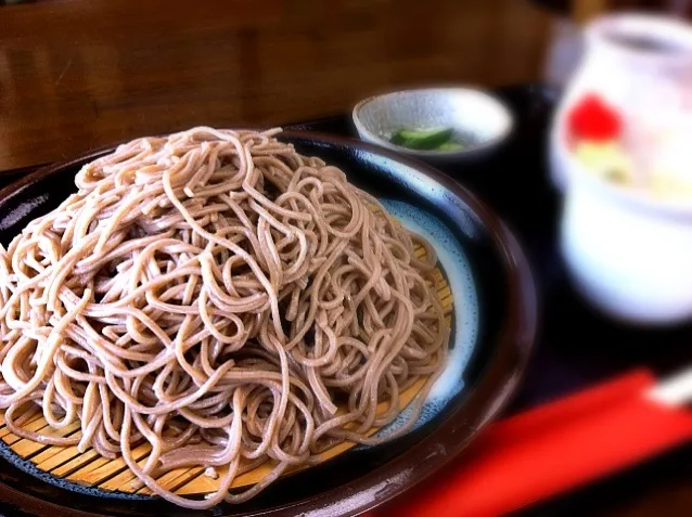 Snapdishの料理写真:ざる蕎麦倍盛り|るっくさん