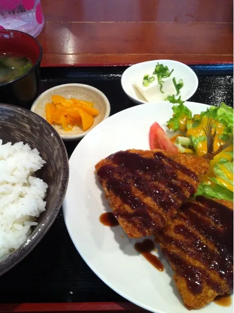 アジフライ定食|らくださん