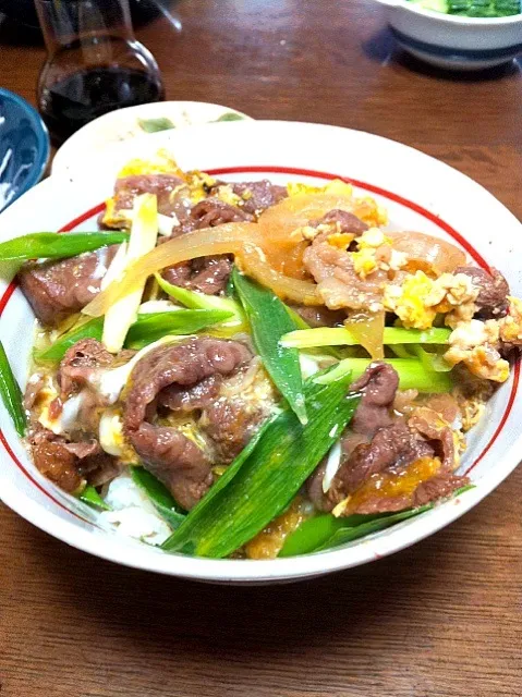 ママお手製の牛丼！|ラヴ子さん