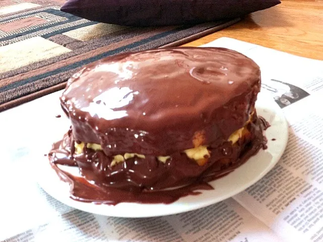 Snapdishの料理写真:Boston Cream Pie|ruzy nordinさん