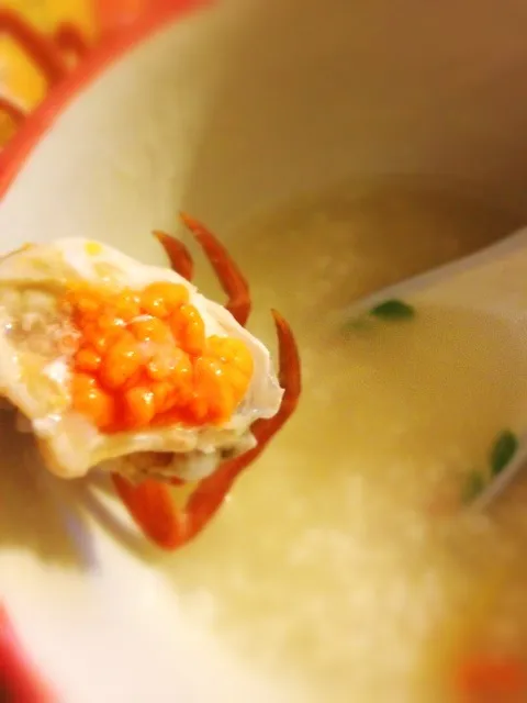 Crab congee|HowardYipさん