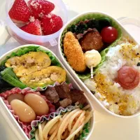 娘の土曜登校弁当|mariさん