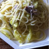 Snapdishの料理写真:アンチョビとキャベツのパスタ|hitomiさん