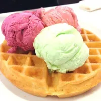 ice-cream waffles|summerさん