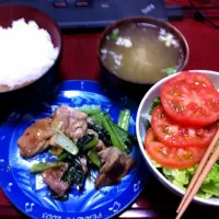 Snapdishの料理写真:鶏肉柚子胡椒炒め！|祥太さん