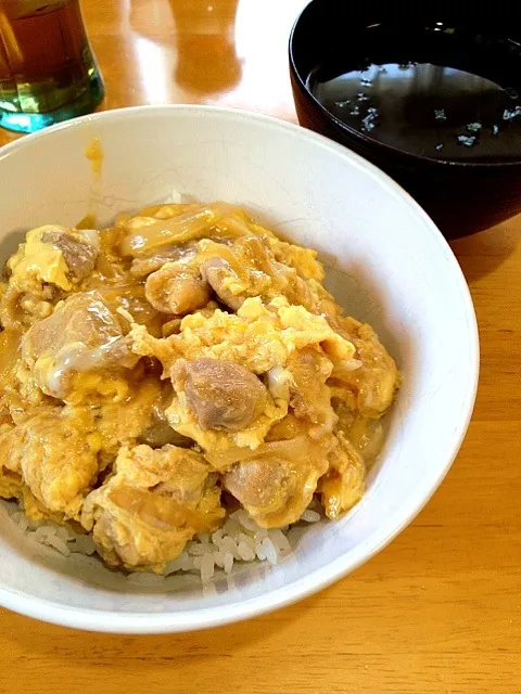 親子丼☆汁が多すぎたようで、玉子が上手にふわっとしなかった…失敗作！|Ayaさん