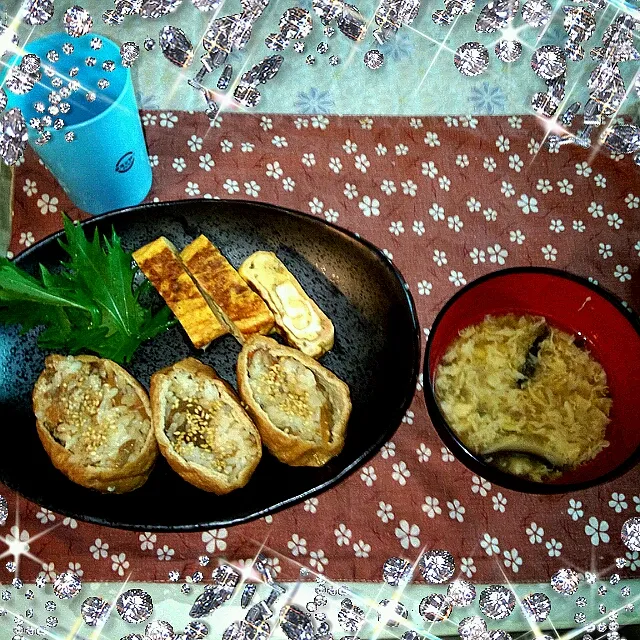 五目いなりと鮭＆ゴマのだし巻き卵|高橋　美穂さん