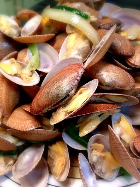 Stir fried Clams w/onion & chili|Queenさん