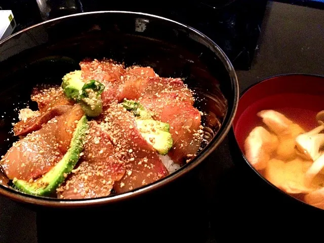 漬け丼、すまし汁|ぱんちゃんさん