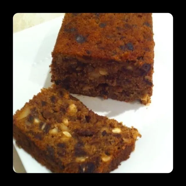 Snapdishの料理写真:Super Soft Super Moist Date n' nut cake|Shazmaさん