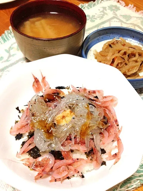 生しらすと生桜えび丼|yukimiさん