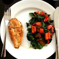 chicken spinach pepper onion|will jonesさん