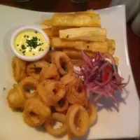 calamari and yucca appetizer|June J.さん