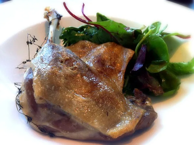 duck confit with greens|Tinky 🍒さん