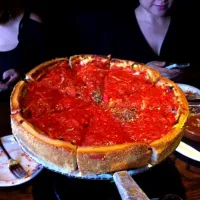 Snapdishの料理写真:Deep dish pizza|Julianneさん